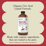 Complete Natural Uric Acid Complete - Liquid Supplement to Support Uric Acid Cleanse, Kidney Health & Blood Circulation with Apple Cider Vinegar, Tart Cherry, Beet Root, Lemon, Cinnamon - 12oz