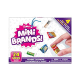 Mini Brands Advent Calendar 2023 by ZURU Mini Brands Limited Edition Advent Calendar with 4 Exclusive Minis, Mystery Collectibles Toys Comes with 24 Minis