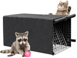 Trap Cage Cover, Animal Trap Cage Cover Small Animal Trap Cover for 1-Door Humane cat Trap 32 x 10 x 12inch, [Only Cover with Rollable Door Curtain]