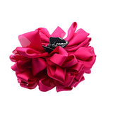 4 Pcs Large Silk Flower Bow Hair Claw Jaw Clips For Women Hair clamps