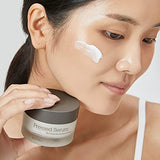 BLITHE Pressed Serum 68.79% Wild Yam Moisturizing Serum with Cream Texture for Women, Vegan Mucin Safe for Sensitive Skin, Korean Skincare 1.68 Fl Oz