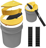 Mouse Trap Bucket Flip Lid (3 Pack) for 5 Gallon Bucket, Humane Slide Mouse Trap Rat Trap Mice Trap, Indoor/Outdoor/Patio/Chicken Coop