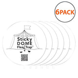 ASPECTEK Flea Trap Replacements Glue Discs, Sticky Dome Flea Trap Refills, Pack of 6, White