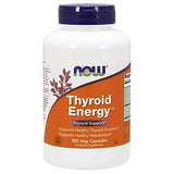 NOW Supplements, Thyroid Energy™, Iodine and Tyrosine plus Selenium, Zinc and Copper, 180 Veg Capsules