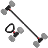 Jayflex Hyperbell Bundle - Convert Dumbbells to a Full Gym with Secure Barbell & Rotating Kettlebell Adapter Grip. Ideal for Weight Lifting & Home Workouts