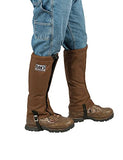 Dan's Hunting Gear, Snake Protector, Briarproof, Waterproof, Leg Gaiters 1000D. Made in U.S.A (Large (18"-20" Calf))