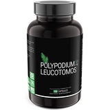 SYMNUTRITION Polypodium Leucotomos 500mg 180 Count (V-Capsules) / 90 Servings: Manufactured in a cGMP-Registered Facility in USA; Vegan, Gluten Free