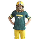 Franklin Sports Green Bay Packers Kids NFL Uniform Set - Youth NFL Team Jersey, Helmet, Pants + Apparel Costume - Official NFL Gear -Youth Medium