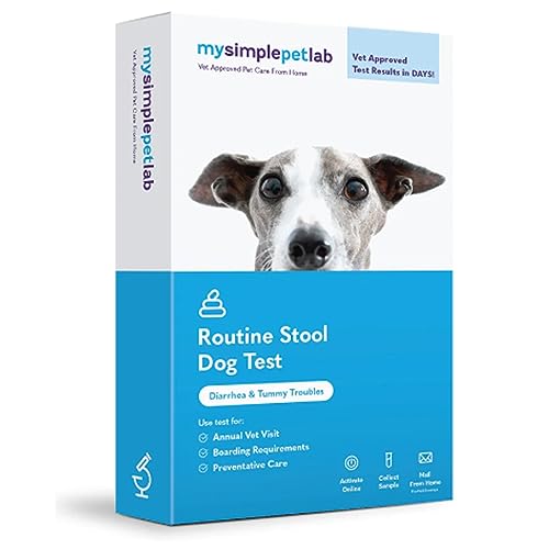 MySimplePetLab Routine Dog Stool Test Kit | Fast and Accurate Worms an