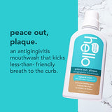 Hello Antiplaque and Whitening Fluoride Free Toothpaste and Naturally Healthy Antigingivitis Mouthwash, Alcohol Free, Vegan, SLS Free and Gluten Free, 4.7 Ounce Tubes, 16 Ounce Bottle