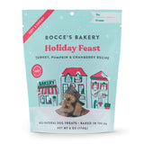 Bocce's Bakery Holiday Feast Recipe Treats for Dogs, Wheat-Free Everyday Dog Treats, Made with Real Ingredients, Baked in The USA, All-Natural Soft & Chewy Cookies, Turkey, Pumpkin & Cranberry, 6 oz