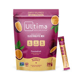 Ultima Replenisher Hydration Electrolyte Packets- 20 Count- Keto & Sugar Free- On the Go Convenience- Feel Replenished, Revitalized- Non-GMO & Vegan Electrolyte Drink Mix- Passionfruit