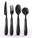 Special Supplies Premium Stainless Steel Weighted Flatware for Parkinson's Patients- Adaptive Silverware for Adults with Hand Tremors-Wide Non-Slip Grip, Easy to Clean -Weighted Silverware For Elderly