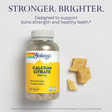 Solaray Calcium Citrate 1000mg, Chelated Calcium Supplement for Bone Strength, Healthy Teeth & Nerve, Muscle & Heart Function Support, Easy to Digest, 60-Day Guarantee, Vegan (240 Count (Pack of 1))