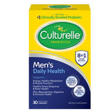 Culturelle Daily Health 8-in-1 Probiotic and Multivitamin for Men - 30 Count - Naturally-Sourced Probiotics for Digestive Health & Immune Support, with Magnesium, Vitamin D3, Vitamin C, Vitamin B12