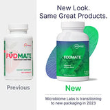 Microbiome Labs FODMATE Digestive Enzymes - Enzymes for Digestion, Occasional Mild Bloating for Adults - Helps Break Down FODMAPs - Complement Low-FODMAP Protocols (120 Ct)