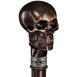 Skull Cane - Handmade - Skull Walking Stick | Vampire Gothic Walking Cane | Skull Canes for Men, Cool Steampunk Cane for Men (39 Inch)