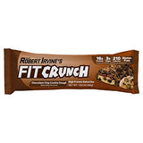 FITCRUNCH Snack Size Protein Bars, Designed by Robert Irvine, World’s Only 6-Layer Baked Bar, Just 3g of Sugar & Soft Cake Core (Chocolate Chip Cookie Dough)