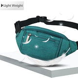 Fanny Pack for Men Women,Crossbody Waist Bag Pack,Belt Bag for Travel Walking Running Hiking Cycling,Easy Carry Any Phone,Wallet (Green)