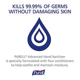 Purell Advanced Hand Sanitizer Refreshing Gel, Clean Scent, 2 fl oz Travel Size Flip-Cap Bottle (Pack of 24) - 9605-24