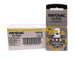 Rayovac Extra Hearing Aid Batteries, Size 10 (80 Total Batteries)