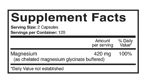 Qunol Magnesium Extra Strength 420mg, Vegetarian & Gluten Free, 240 Ca ...