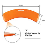 LOSCHEN Slide Transfer Board with Tubular Slide Sheet（ 28"x28"） , Patient Slide Assist Device for Transferring Patient or Handica from Wheelchair to Bed, Toilet, Tub, Car ，Weight capacity 320lbs