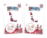 Worlds Smallest World's Smallest Elf on The Shelf Bundle Set of 2 Boy and Girl Light Skin