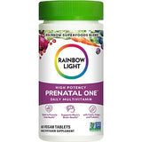 Rainbow Light High-Potency Prenatal One Multivitamin, Prenatal Health Multivitamin Supports Mom's Health and Baby's Development, With Vitamin C, Vegan, 60 Count