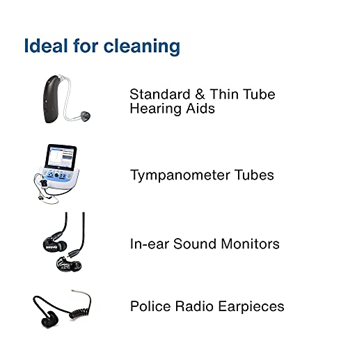 NanoClean All-in-1 Hearing Aid Cleaning Kit - 5 Packs of 100 Ready-to-Use Strands -Gentle & Effective Hearing Aid Cleaner - Earbud Cleaner - Hearing Aid Cleaning Tools Kit - Hearing Aid Accessories