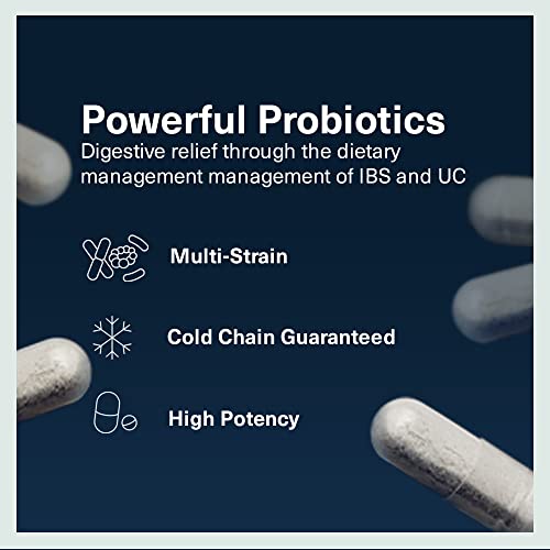 VSL#3 Probiotics Medical Food for Gut Health Dietary Management, High Potency 112.5 Billion CFU Dose, 1 Gastro Recommended Multi-Strain Probiotic, 60 Pack Capsules