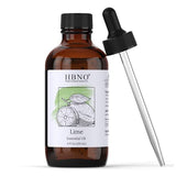 HBNO Lime Essential Oil - Huge 4 oz (120ml) Value Size - Natural Lime Oil, Cold Pressed - Perfect for Cleaning, Aromatherapy, DIY, Soap & Diffuser - Lime Essential Oils