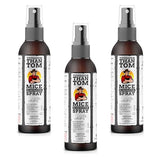 Tougher Than Tom Mouse Repellent Spray – 3 Pack - 8 fl oz Premium Cinnamon and Peppermint Oil Spray for Rodents – Effective Mouse Repellent Indoor Spray – Mice Deterrent Spray – All-Natural Formula