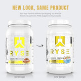 Ryse Loaded Protein Powder | 25g Whey Protein Isolate & Concentrate | with Prebiotic Fiber & MCTs | Low Carbs & Low Sugar | 27 Servings (Fruity Crunch)