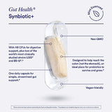 Ritual Synbiotic+ : Probiotic, Prebiotic, Postbiotic, 3-in-1 Formula for Gut Health, Bloat Support, Immune Support, Delayed-Released Capsule Designed to Thrive, 30 Vegan Capsules