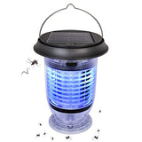 AiMoxa Self-Cleaning Solar Bug Zapper Outdoor, Automatic On/Off Mosquito Zapper, Rechargeable Solar Lantern, Waterproof Insect Fly Traps, Electric Fly Zapper for Outdoor and Indoor