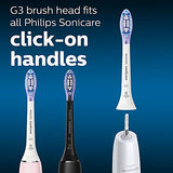 Philips Sonicare Genuine G3 Premium Gum Care Replacement Toothbrush Heads, 4 Brush Heads, White, HX9054/65