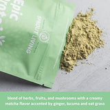 Sprout Living Epic Protein, Plant Based Protein & Superfoods Powder, Mindful Matcha | 17 Grams Organic Protein Powder, Vegan, Non-GMO, Gluten Free, Adaptogens + Nootropics (1 Pound, 12 Servings)