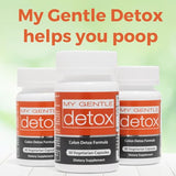 Herbal Nitro My Gentle Detox - Colon Detox Pills for Constipation Relief - Reduces Bloating, Gas, Cramping, Discomfort - Natural Detox Cleanse Supplement (30 Caps)