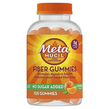 Metamucil Fiber Supplement Gummies, Sugar Free Orange Flavor, 5g Prebiotic Plant Based Fiber Blend,105 Count 91614660