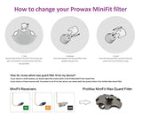 Prowax Minifit Oticon - Wax Filters for RIC, RITE, CIC, and ITC Hearing Aids (5)