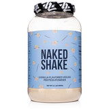 NAKED nutrition Naked Shake - Vanilla Protein Powder - Plant Based Protein Shake With Mct Oil, Gluten-Free, Soy-Free, No Gmos Or Artificial Sweeteners - 30 Servings