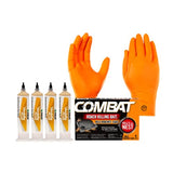 Vendetta Plus 4x30g Cockroach Gel - Roach Plus Kill Kit - Kills Roaches and Eggs, 12 Count - with USA Supply Premium Gloves