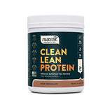 Nuzest - Pea Protein Powder - Clean Lean Protein, Premium Vegan Plant Based Protein Powder, Dairy Free, Gluten Free, GMO Free, Protein Shake, Rich Chocolate, 20 Servings, 1.1 lb