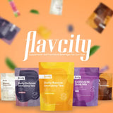 FlavCity Grape Electrolytes Drink Mix, 28 On-The-Go Stick Packs - Healthy Electrolytes Powder Packets Made with Real Fruit - Keto Powdered Drink with No Added Sugar, Gluten-Free