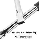 ENCAREFOR Wheelchair Brake Handle Extensions - Pair (8.2 Inch)