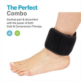 NatraCure Cold Therapy Wrap (Regular) with 14" Strap - 2 Pack - Small Reusable Gel Ice Pack Compress for Injuries and Pain Relief, Hand, Arch of Foot, Wrist, Elbow, Arthritis, Neuropathy - 715 CAT2PK