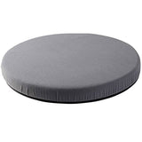 HealthSmart 360 Degree Swivel Seat Cushion, Chair Assist for Elderly, Swivel Seat Cushion for Car, Twisting Disc, Gray, 15 Inches in Diameter