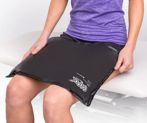 Chattanooga ColPac - Reusable Gel Ice Pack - Black Polyurethane - Oversize - 12.5 in x 18.5 in - Cold Therapy - Knee, Arm, Elbow, Shoulder, Back - Aches, Swelling, Bruises, Sprains, Inflammation