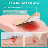 Dimora Ag Silver Sacrum Foam Wound Dressing Bandages Silicone Adhesive Border 7"x7" Waterproof Sacral Pads Absorbent Breathable Bed Sore Pressure Dressing